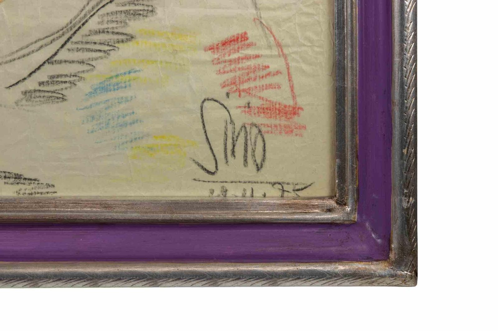 Sirio Pellegriniportrait   Pastel Drawing By Sirio Pellegrini   19691969 photo Art