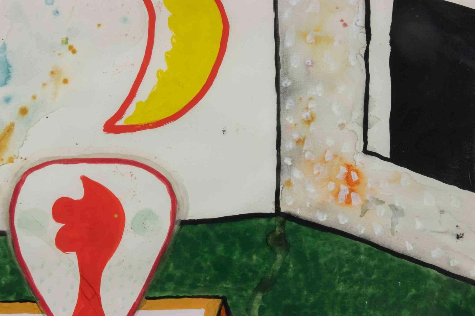 Alan Daviemagic Camp N. 16   Mixed Media By Alan Davie   19721972 photo Art