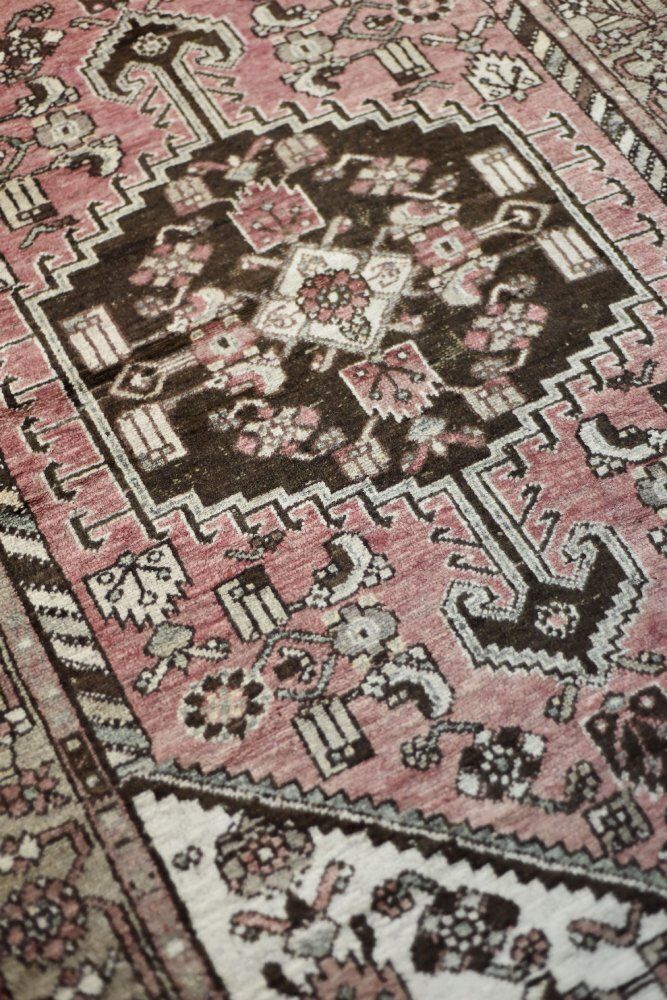 photo vintage Vintage Middle Eastern Hand Woven Hamadan Rug, 1960s