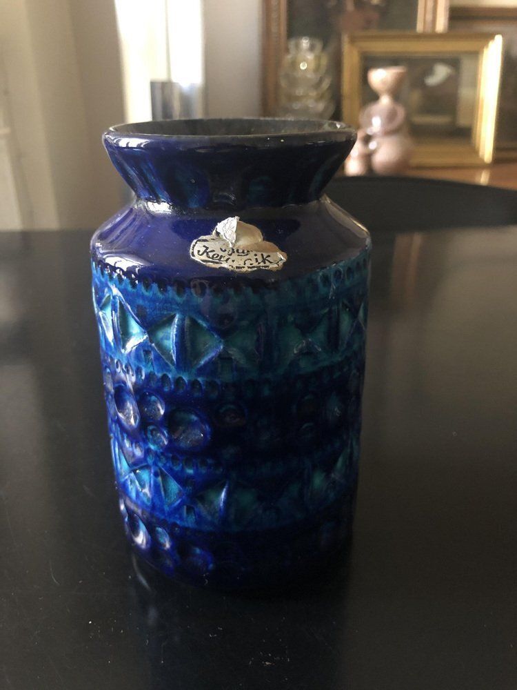 Vase In Ceramic By Bodo Mans For Bay Keramik, 1960s photo for sale