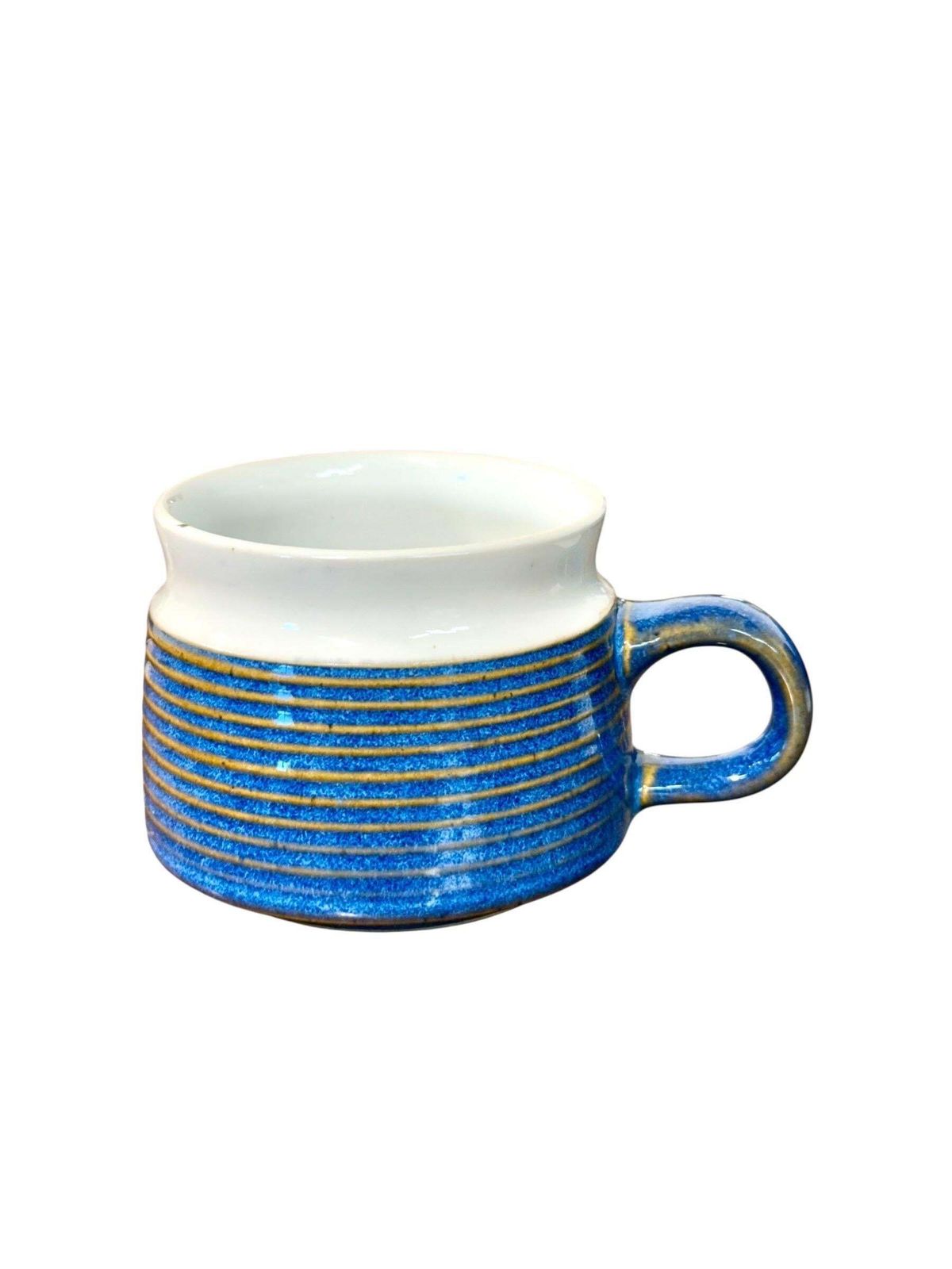 photo for sale Denby England, Blue And White Coffee Set, Mid 20th Century
