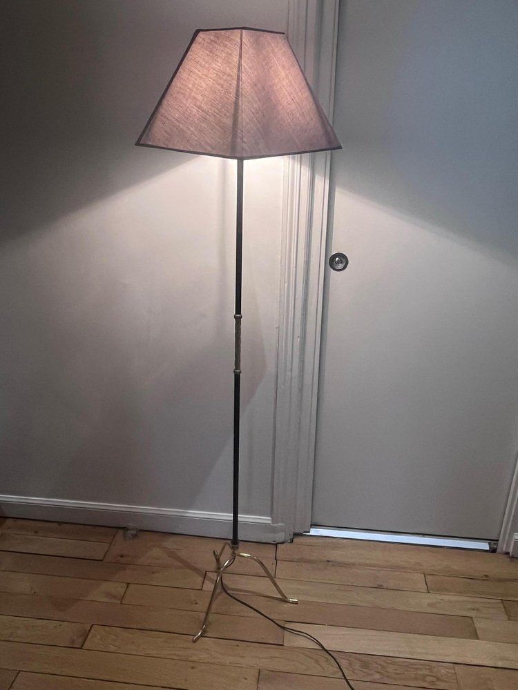 Floor Lamp In Brass & Metal, 1950s photo buy
