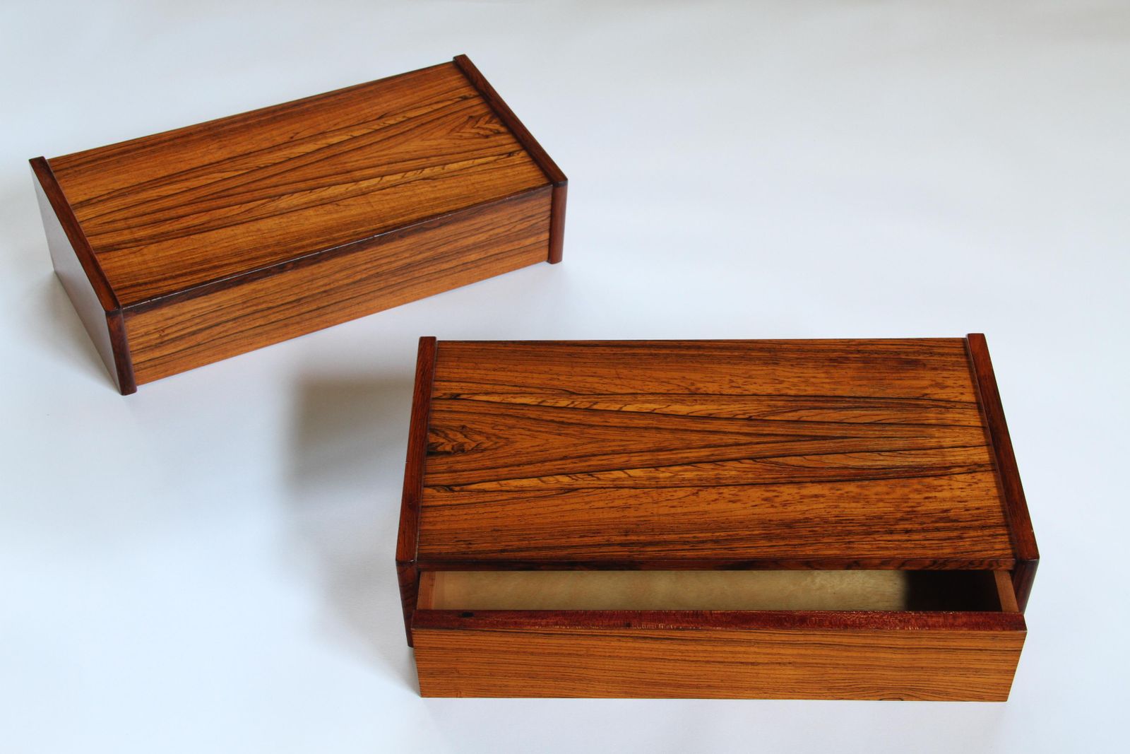 Vintage Rosewood Floating Bedside Tables. Set Of Two. 1960s photo furniture