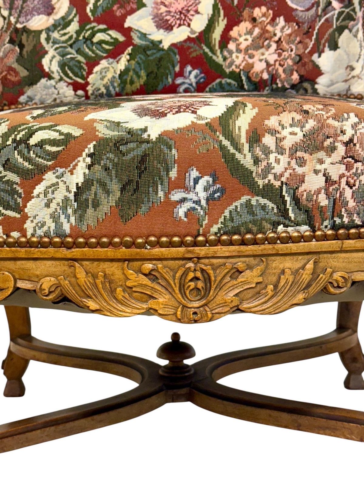 19th Century Louis XV Style Walnut Armchair photo furniture