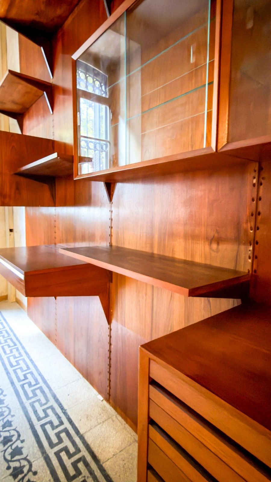 “Sistema Reale” Modular Bookshelf By Poul Cadovius For Cado photo vintage