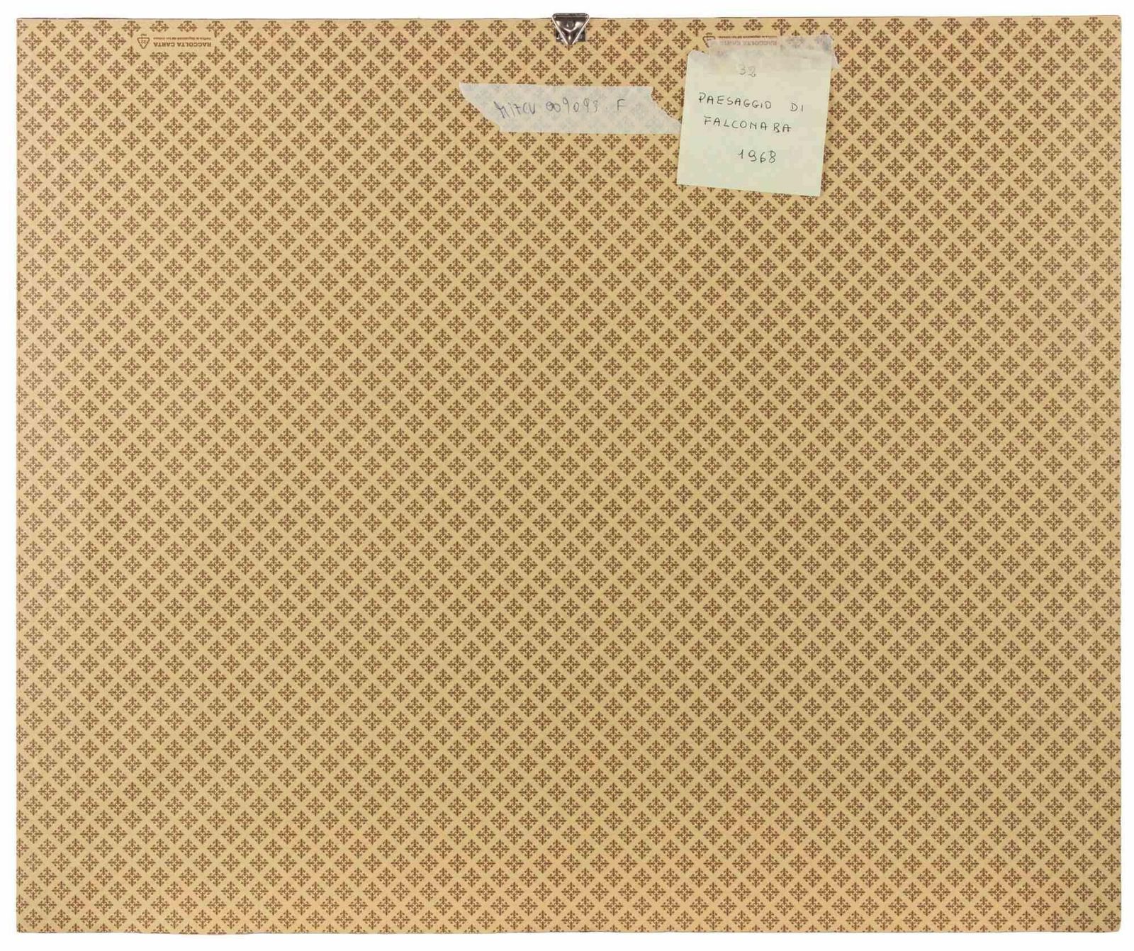 Sirio Pellegrinilandscape In Falconara   Paint By Sirio Pellegrini   19681968 photo Art