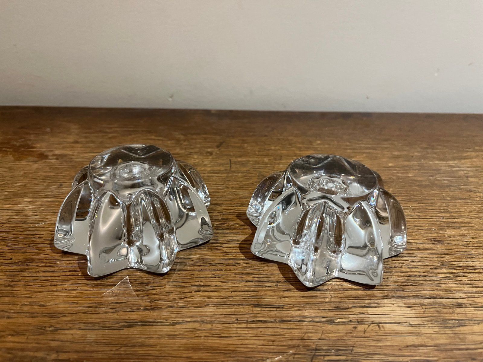 Crystal Candlesticks By Pierre Davesn, Set Of 2 photo vinterior