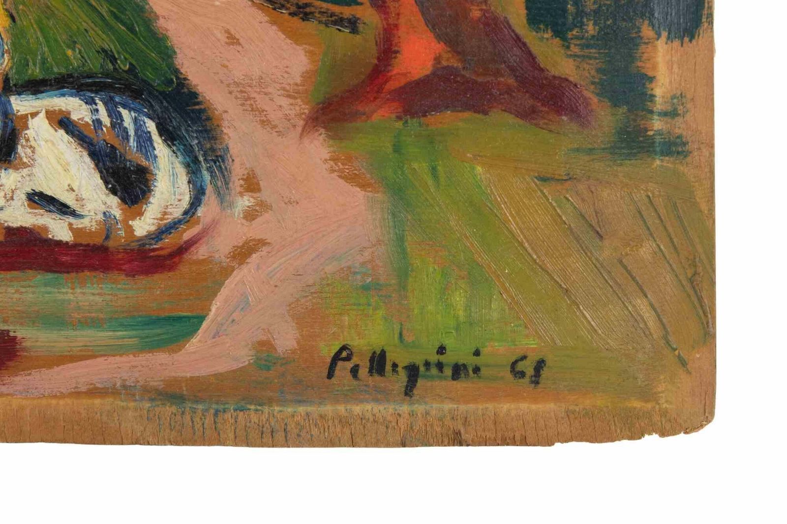 Sirio Pellegrinigrazing Animals In Manziana   Paint By Sirio Pellegrini   19691969 photo for sale