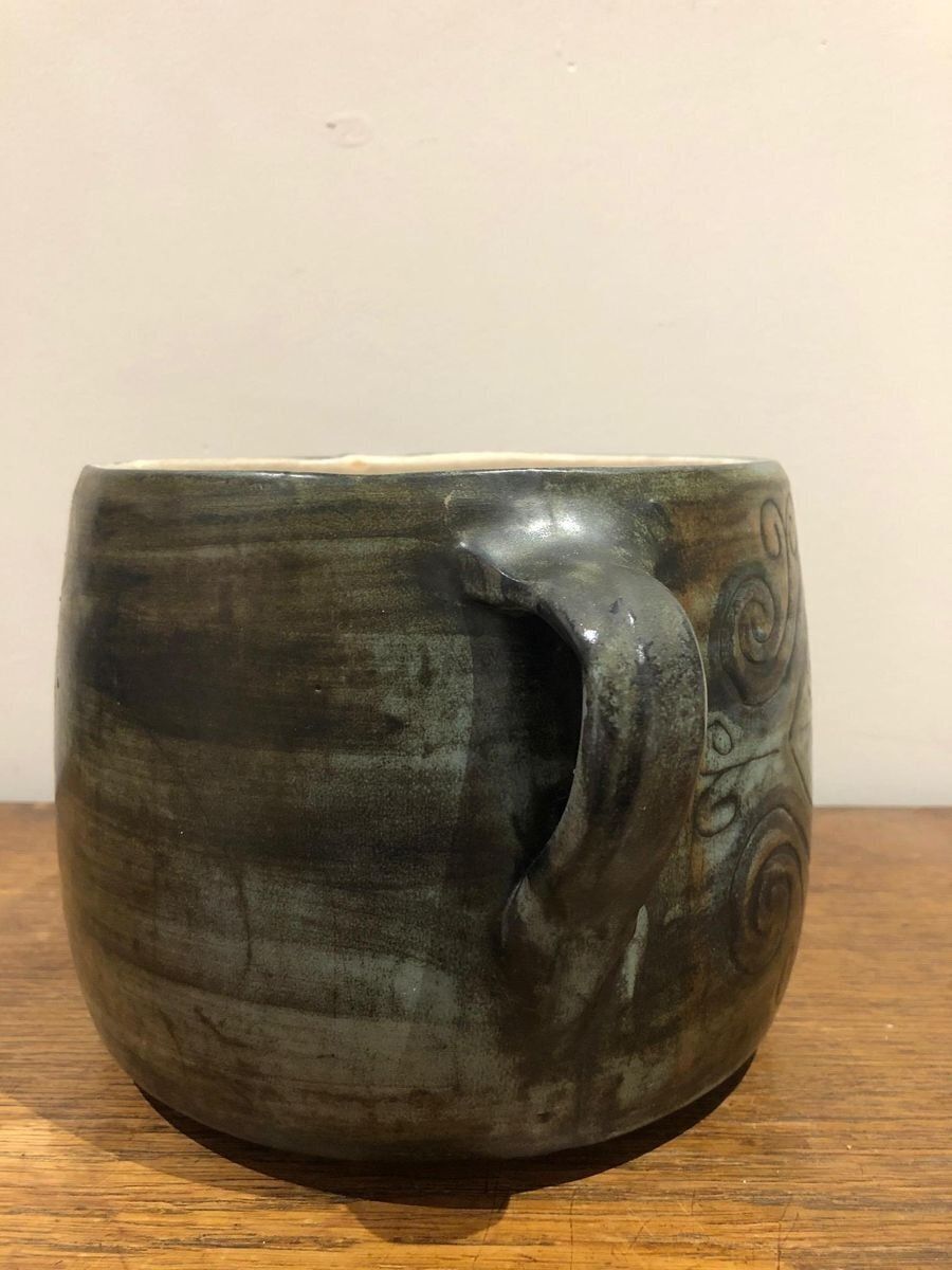Ceramic Pot By Jean De Lespinasse, 1950s photo for sale