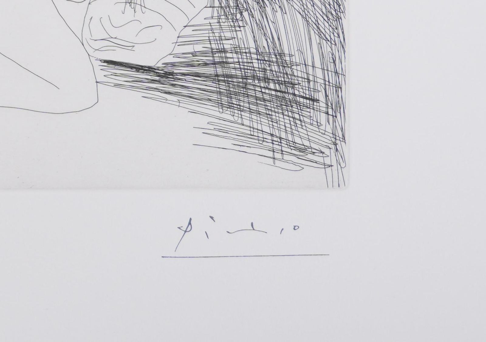 Pablo Picassothe 156, Midnight Swim   Original Etching, Signed (Baer #1987)1978 photo furniture