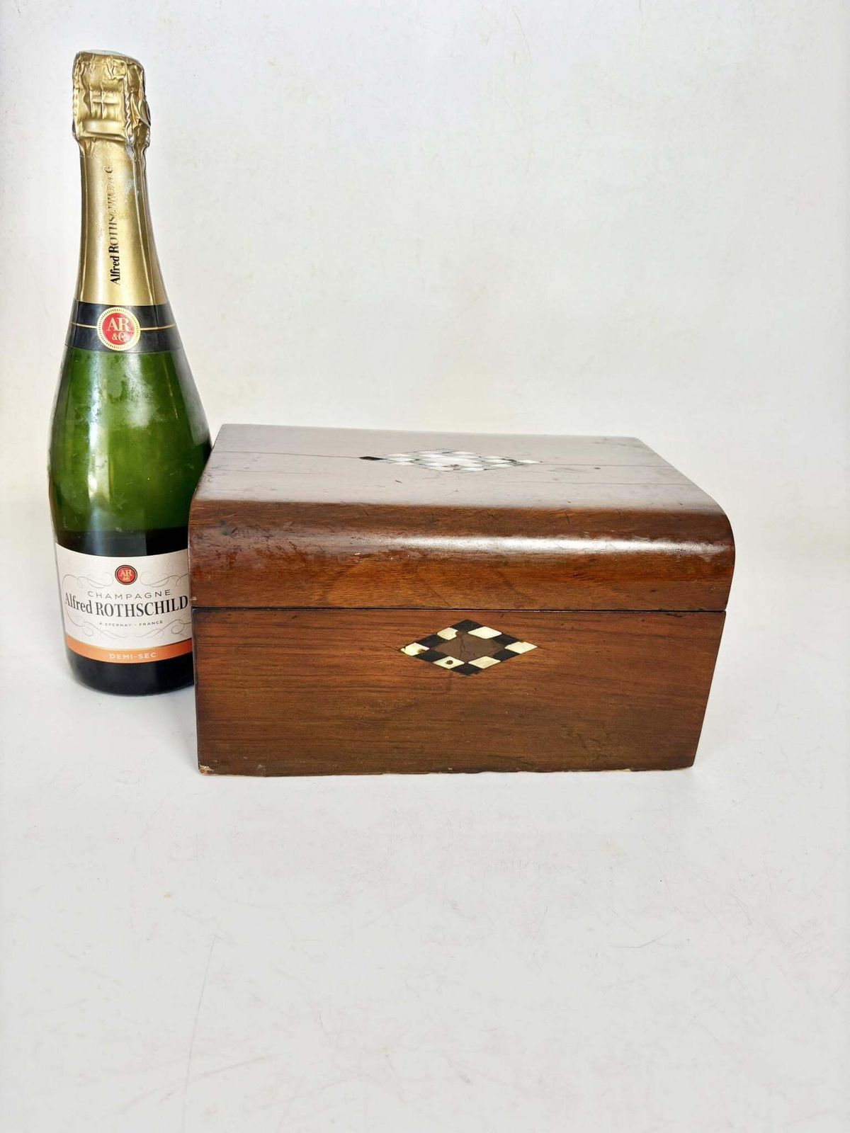 Wooden "Tobacco" Box, France, 1950 photo 468.0