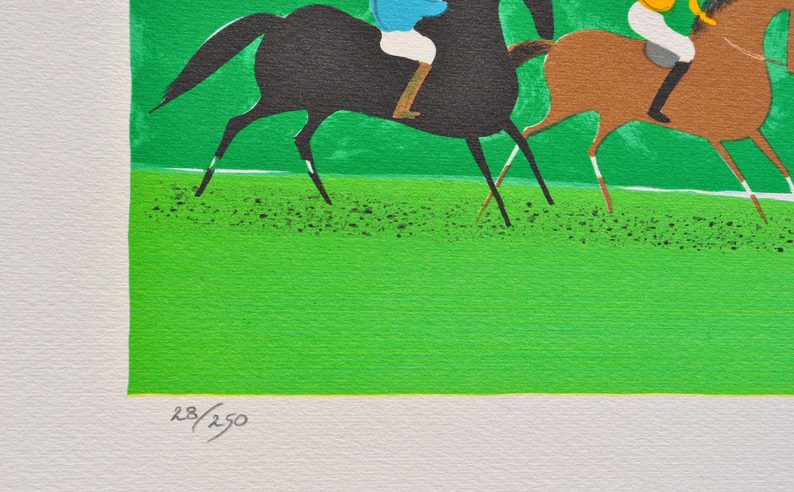 Serge Lassushorses : Riders In Summer   Original Lithograph, Handsigned & Ltd /2501982 photo Art