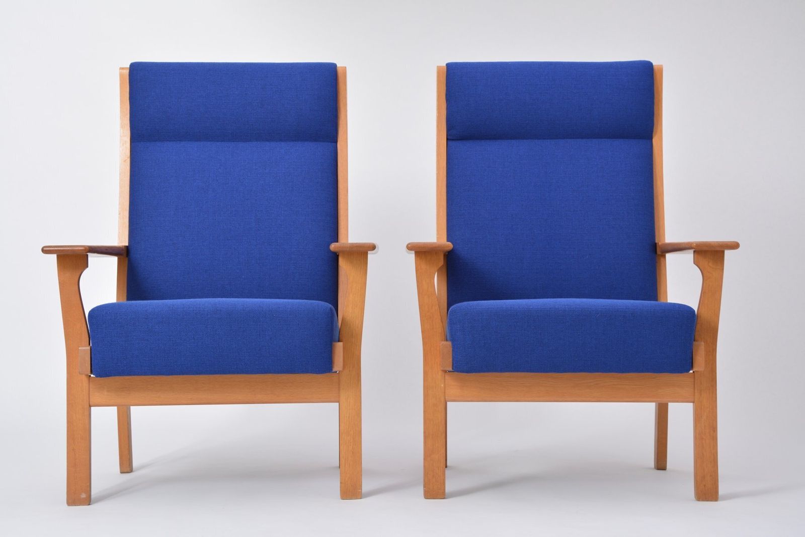 Danish Oak Armchairs By Hans J. Wegner For Getama, 1970s photo furniture