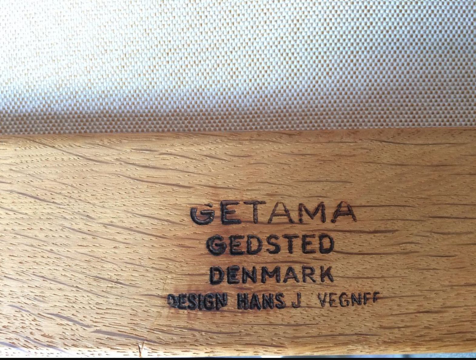 Danish Oak Armchairs By Hans J. Wegner For Getama, 1970s photo vintage