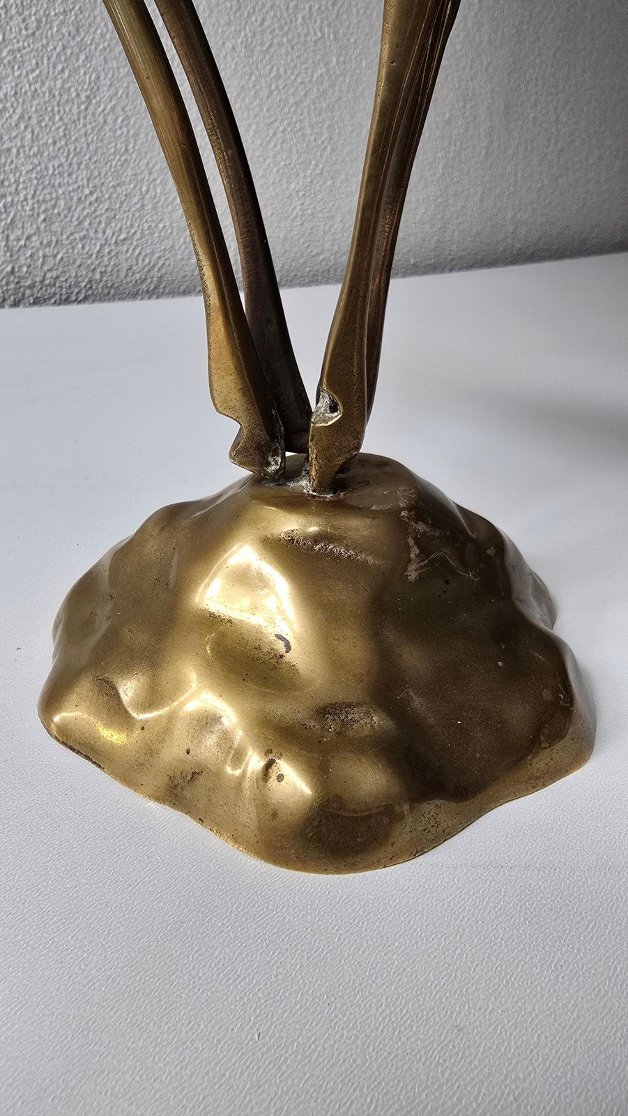 photo vinterior Mid Century Modern Brass Gazelle Sculpture, Circa 1950s