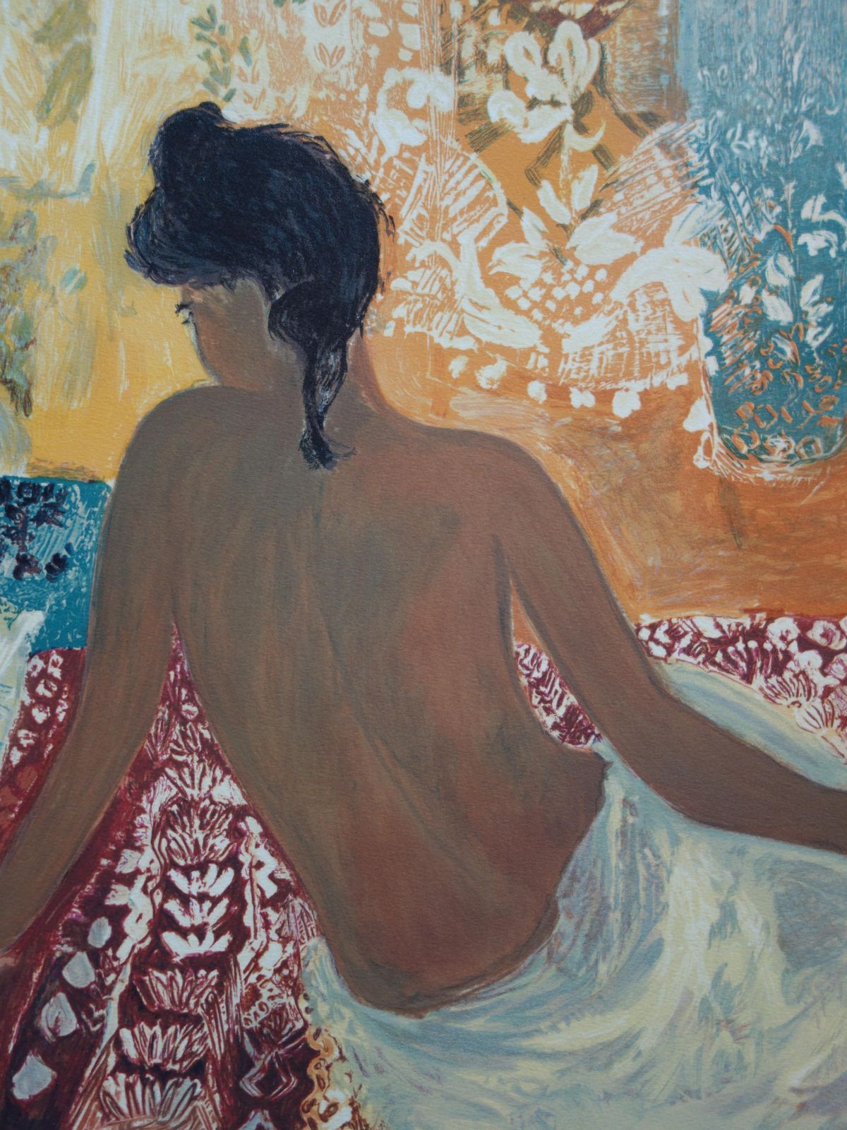 Nancy Delouisnaked Woman   Original Handsigned Lithograph photo 133.0