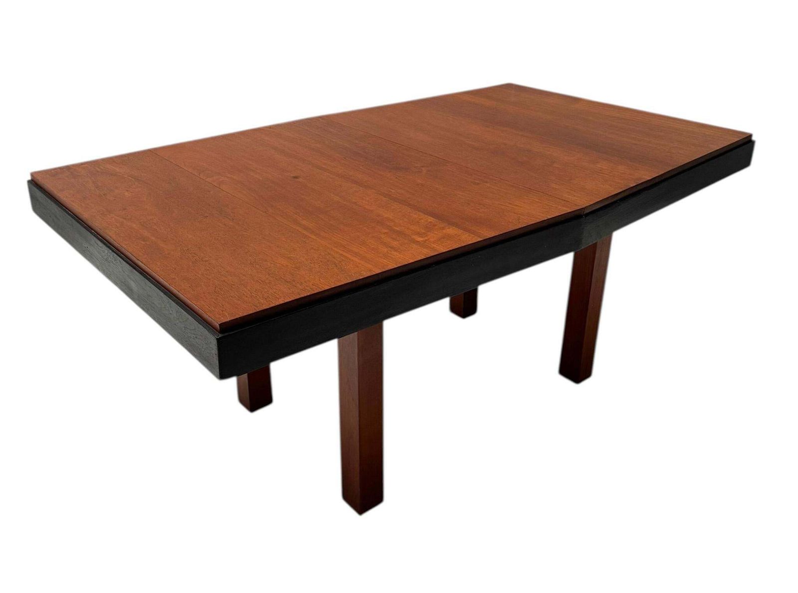 Art Deco Modernist Extending Dining Room Table By Toko V/D Pol Semarang, 1920s photo vinterior