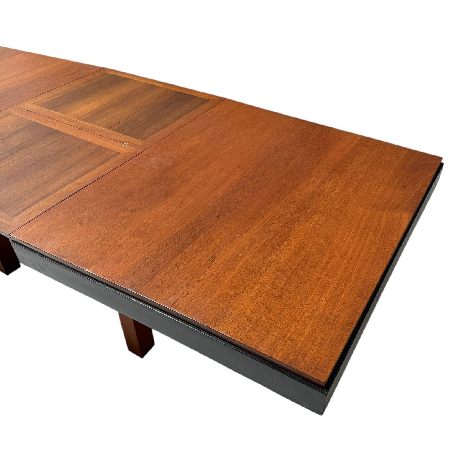 photo vinterior Art Deco Modernist Extending Dining Room Table By Toko V/D Pol Semarang, 1920s