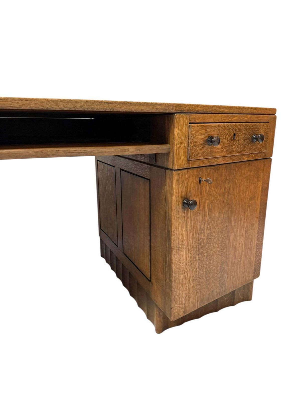 photo buy Art Deco Amsterdamse School Desk By Hildo Krop For Gebroeders Monsieur Steenwijk