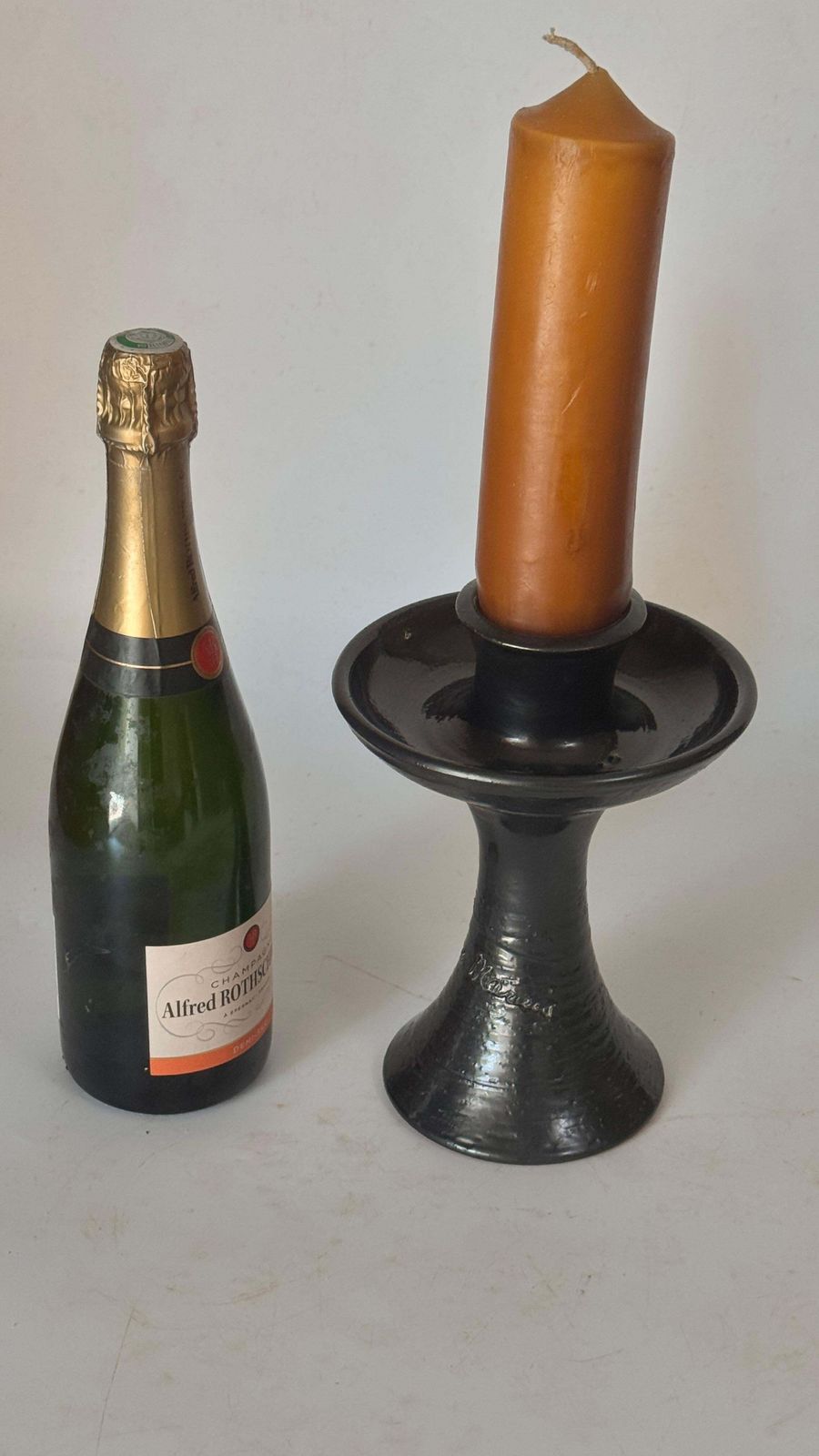 Ceramic Candleholder By Jean Marais – Signed – France, 1960s photo furniture