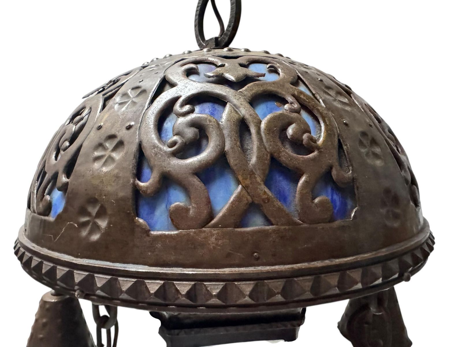 Vienna Secession Art Nouveau Chandelier Austria, 1900s photo 2384.0