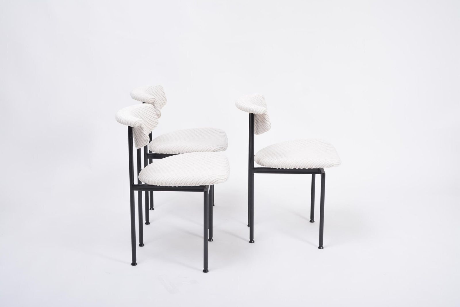 White Dutch Alpha Chairs By Rudolf Wolf For Meander, 1960s, Set Of 3 photo 2100.0