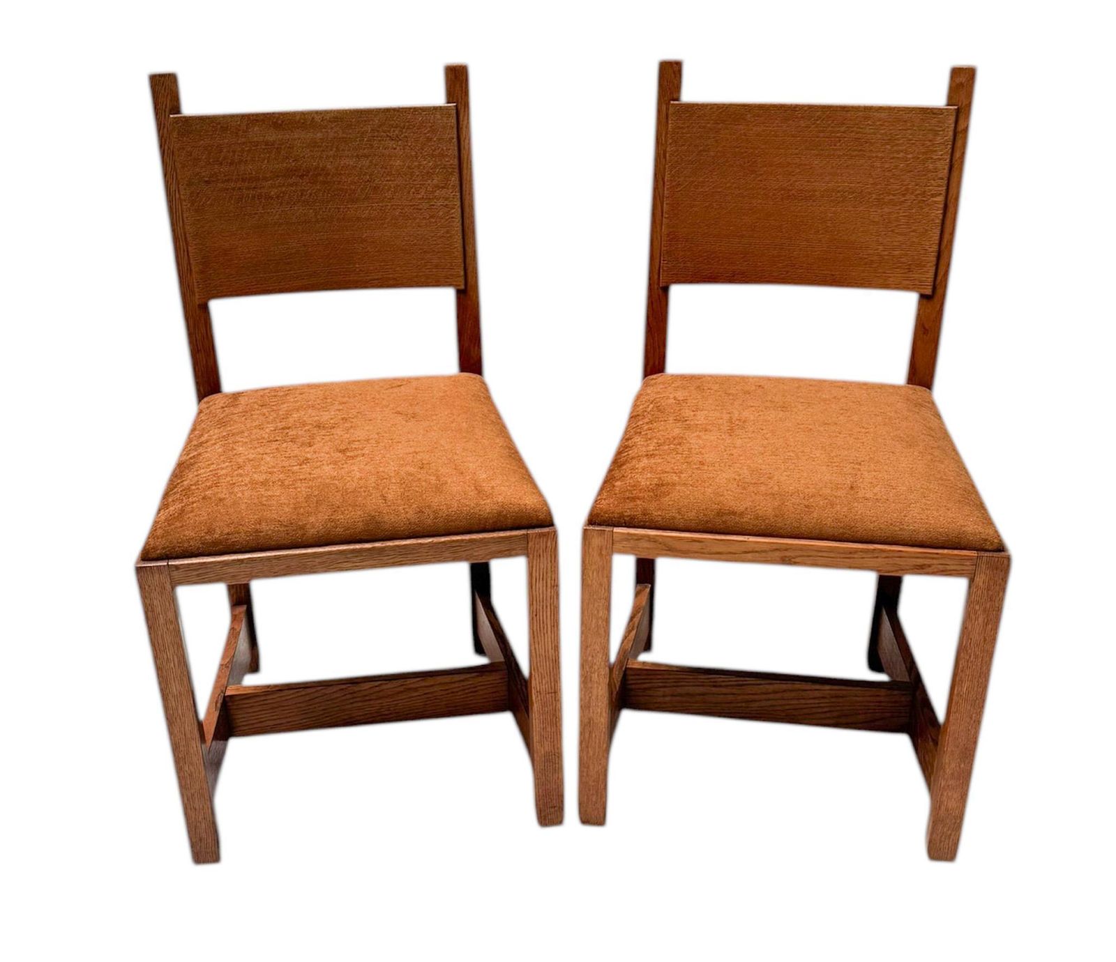 Two Art Deco Modernist Side Chairs By Hendrik Wouda For Pander, 1924 photo Furniture