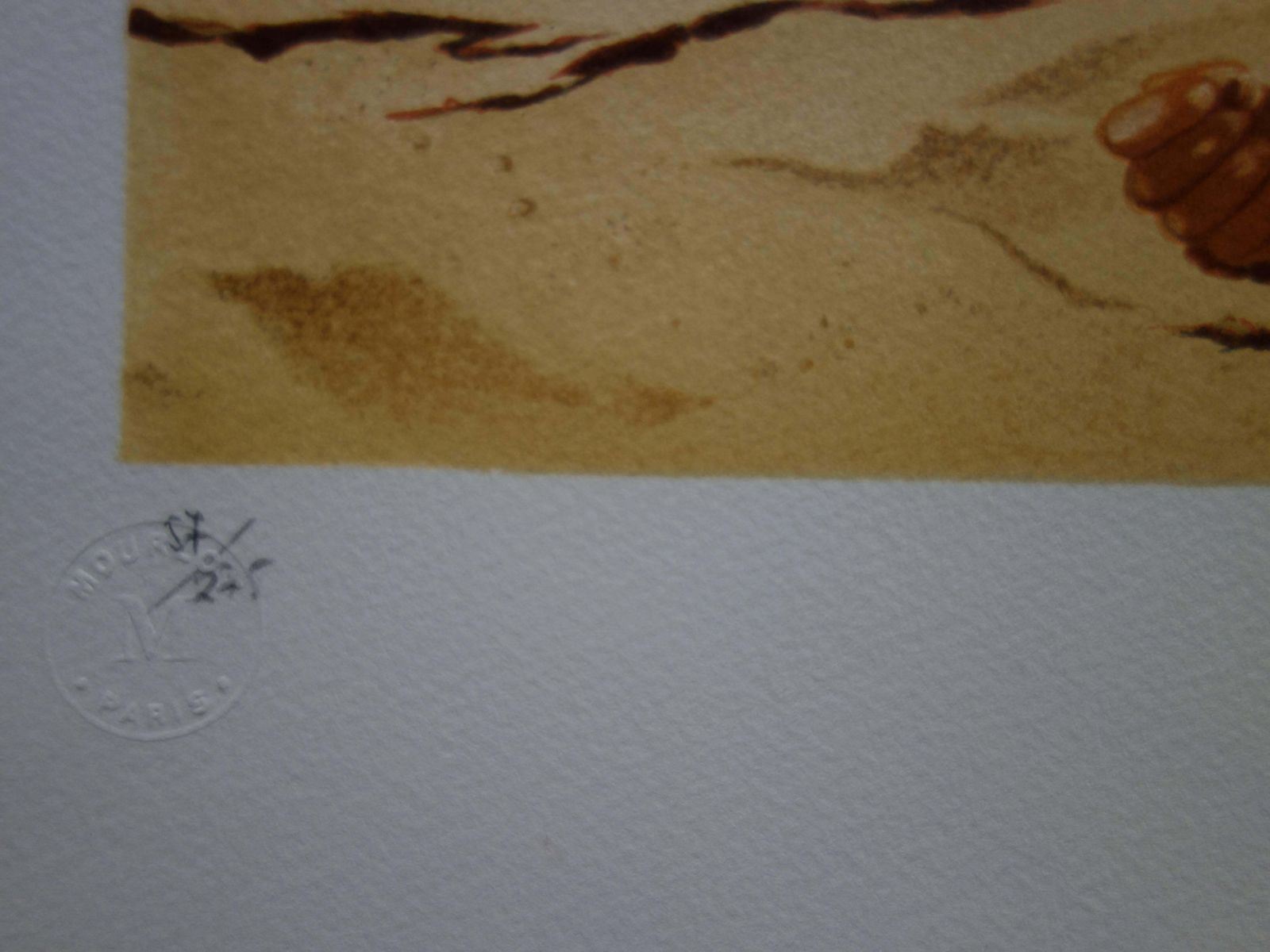 Jean Pierre Henautsurrealist Beach & Guitar   Original Handsigned Lithograph photo buy