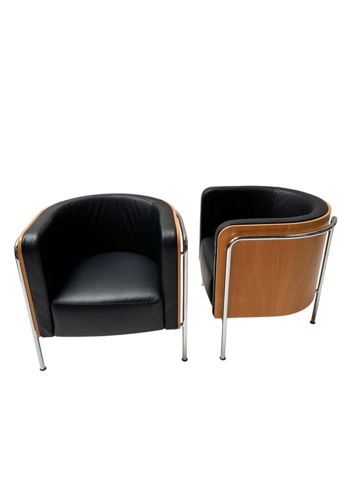 Bauhaus Style S3002 Club Tub Armchairs By Christoph Zschoke For Thonet, 2000s photo vintage