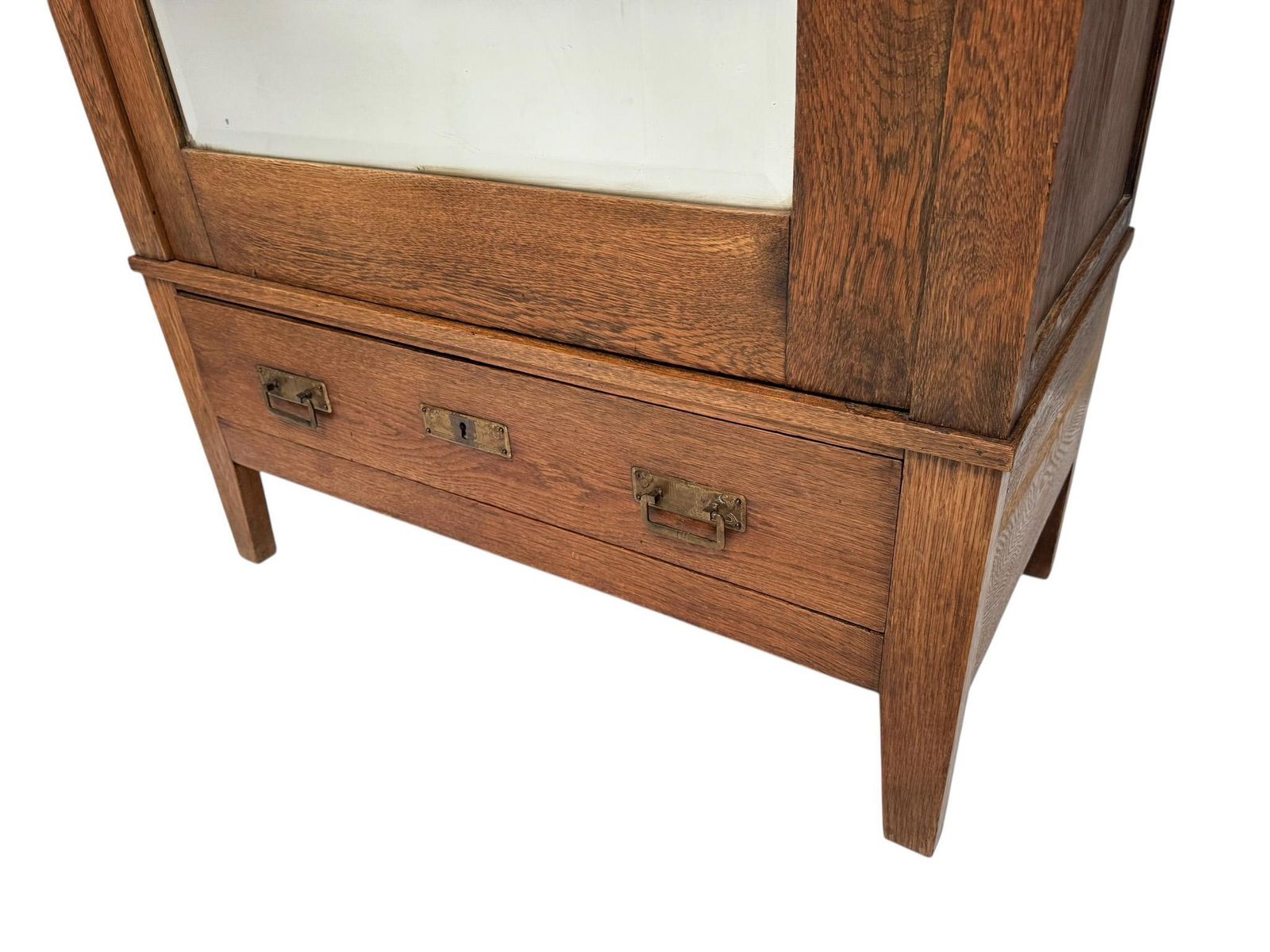 photo vinterior Oak Art Nouveau Armoire Or Wardrobe, 1900s