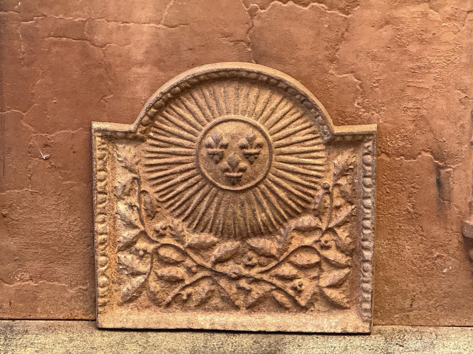 20th Century Louis XIV Style 'Arms Of France' Fireback / Backsplash photo for sale