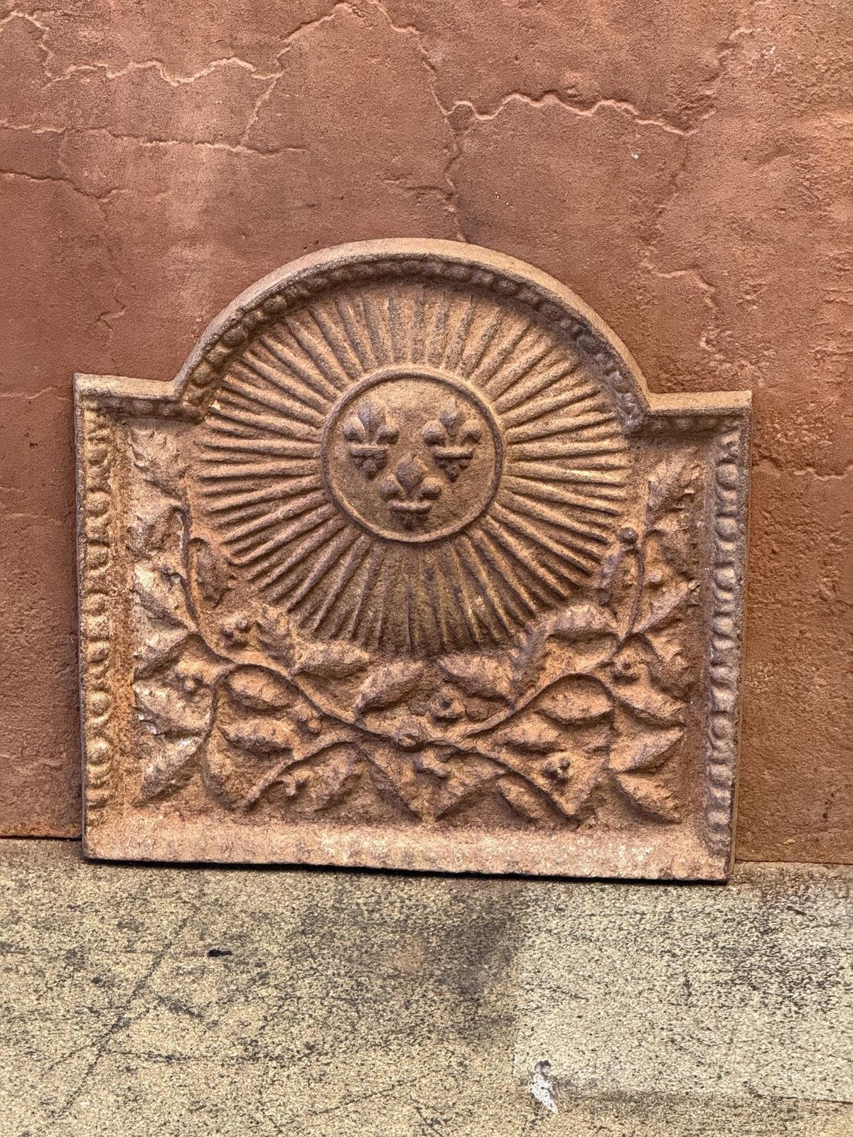 20th Century Louis XIV Style 'Arms Of France' Fireback / Backsplash photo Home Fixtures