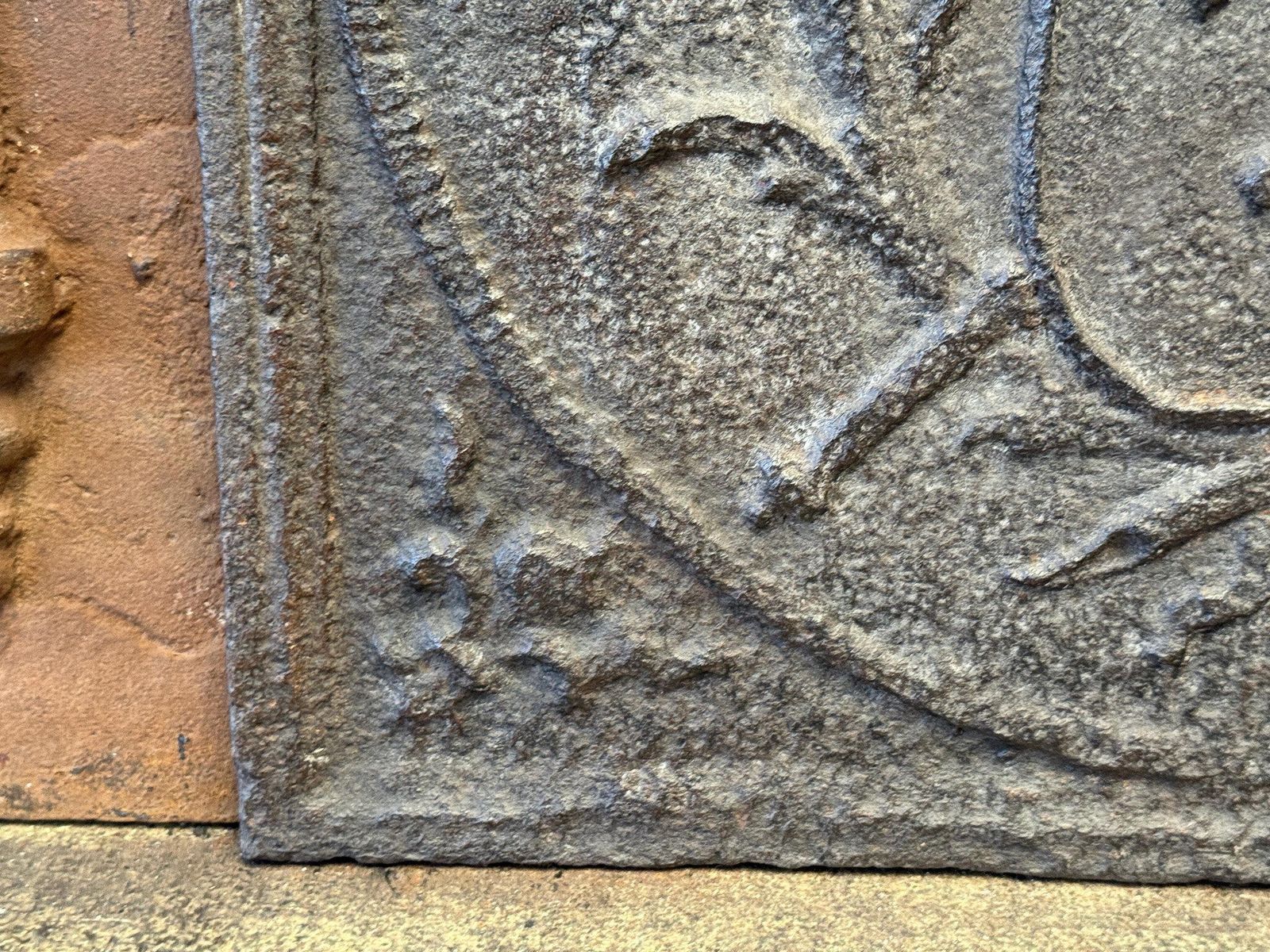 615.0 18th Century French Louis XV Period 'Arms Of France' Fireback / Backsplash photo