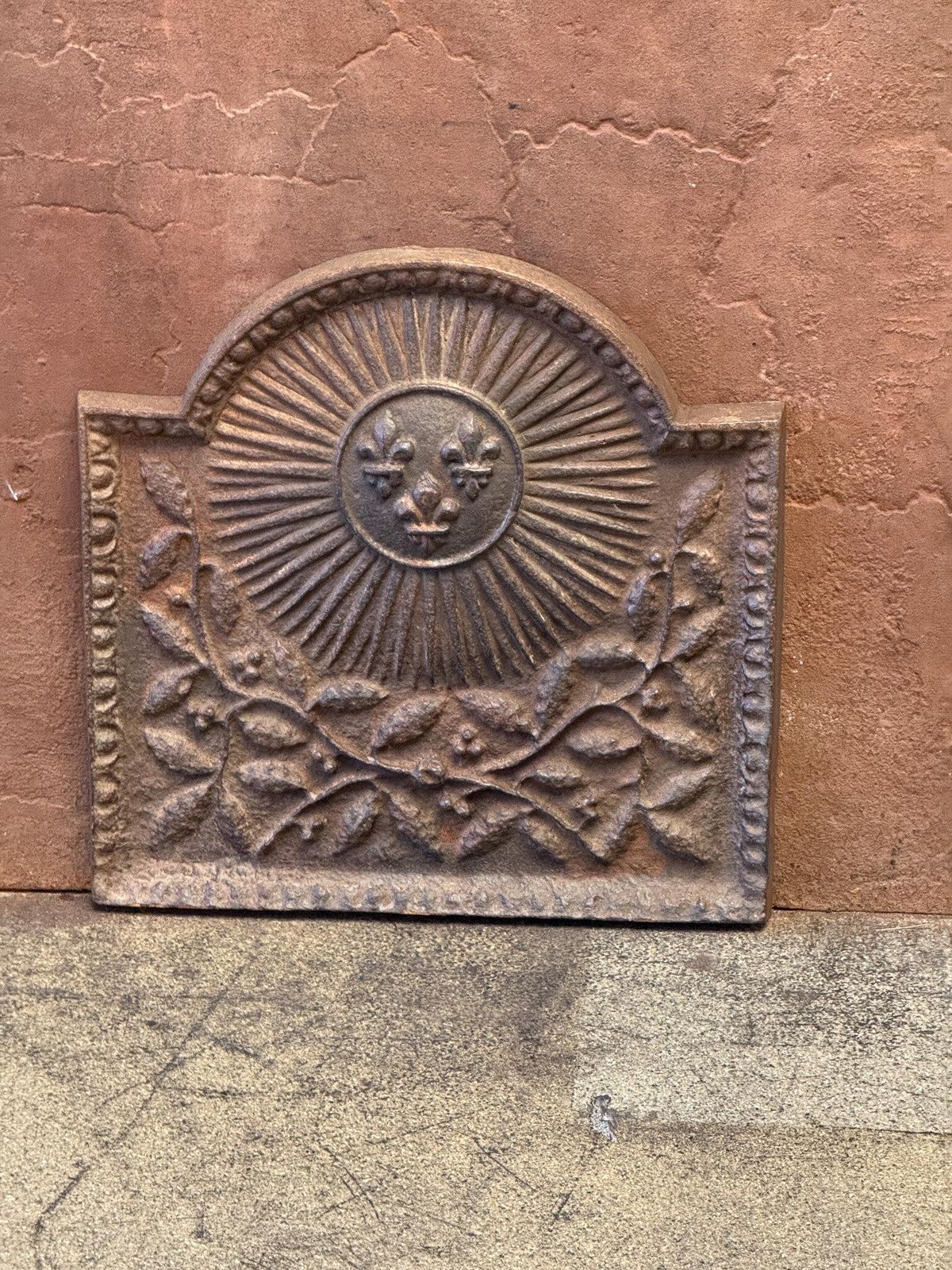 20th Century Louis XIV Style 'Arms Of France' Fireback / Backsplash photo furniture