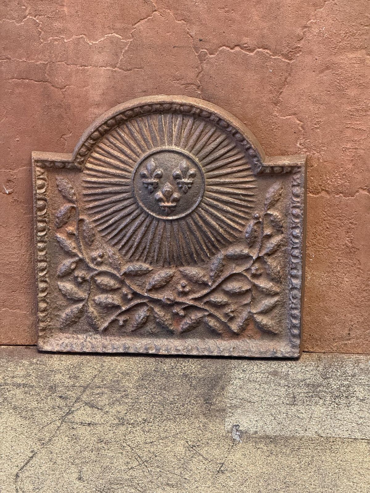 20th Century Louis XIV Style 'Arms Of France' Fireback / Backsplash photo for sale