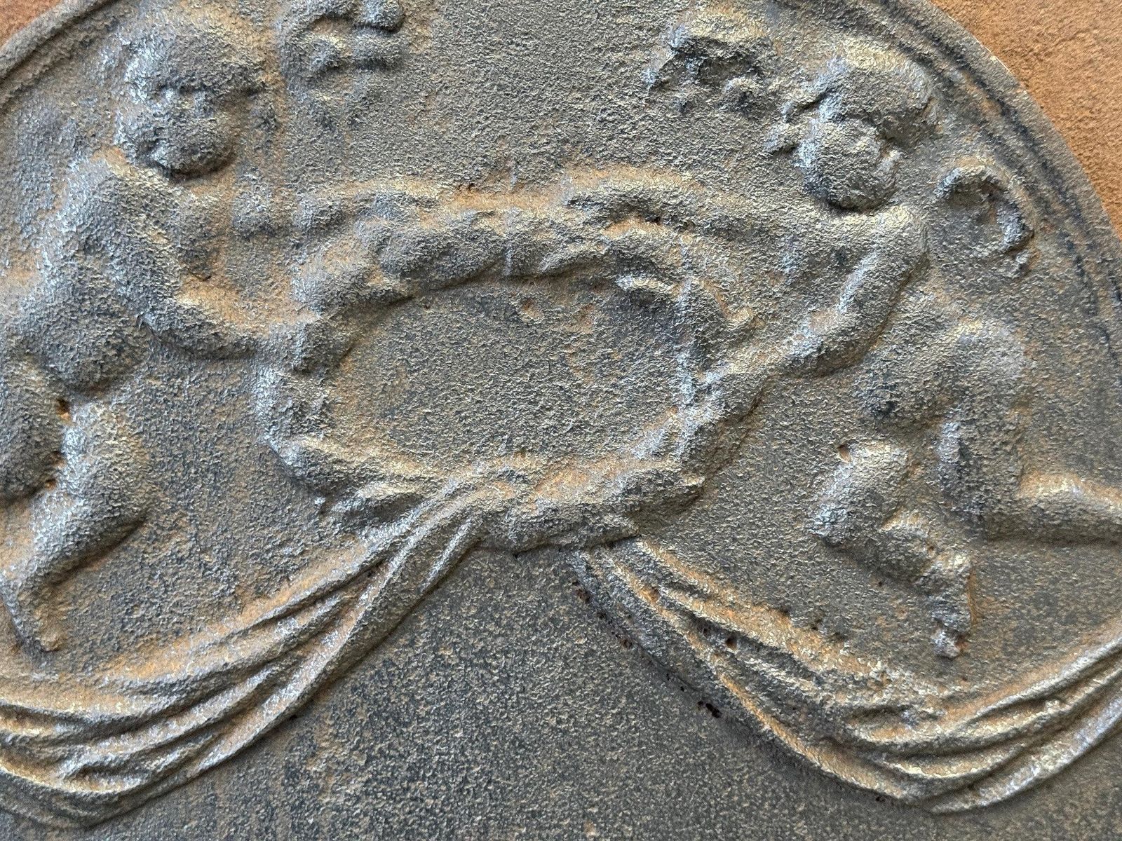 photo for sale Dutch Louis XIV Period Fireback / Backsplash Depicting An 'Allegory Of Peace'