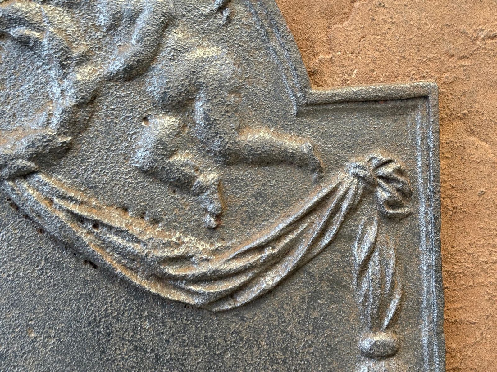 photo buy Dutch Louis XIV Period Fireback / Backsplash Depicting An 'Allegory Of Peace'