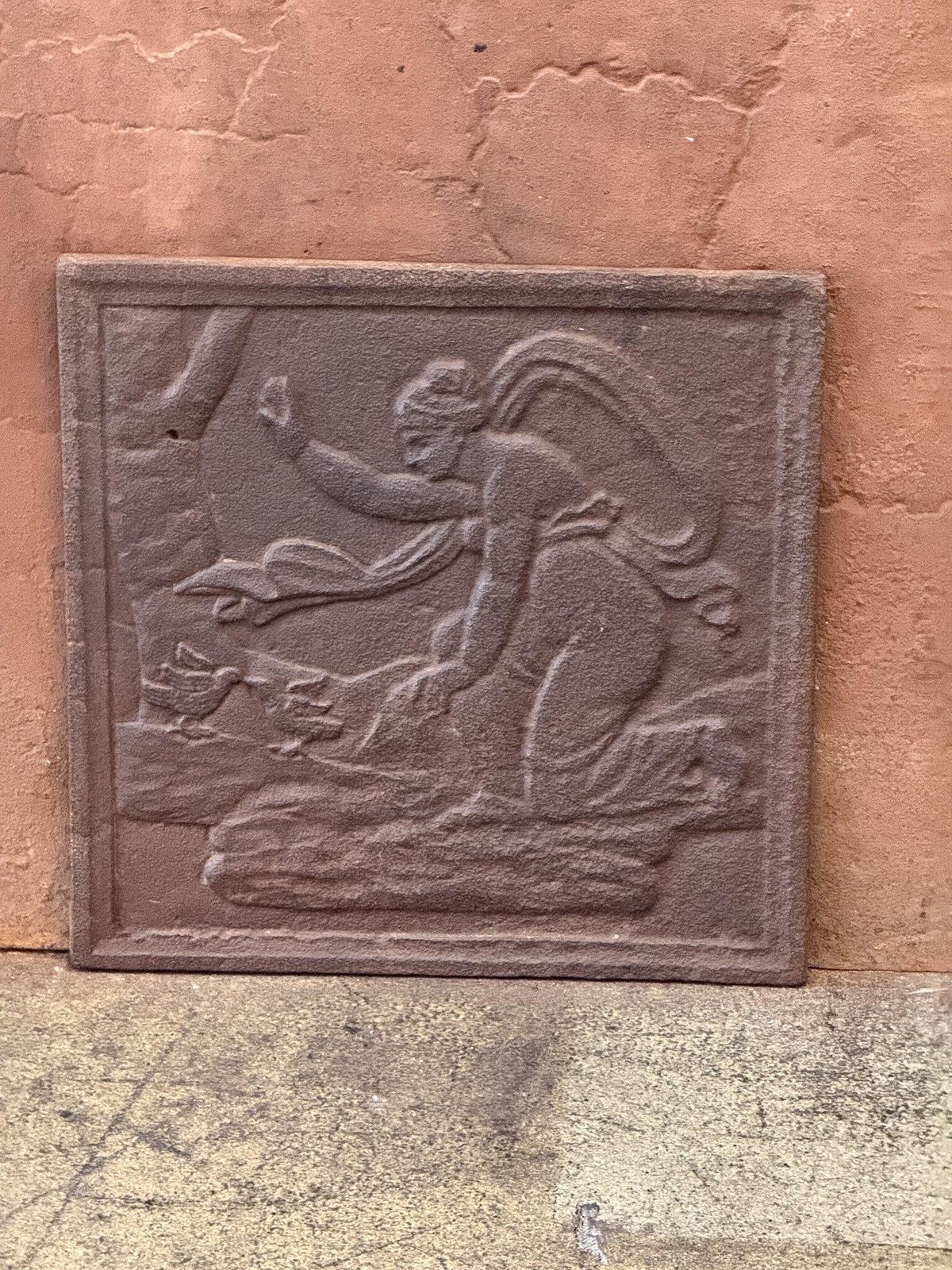 French 'Allegory Of Love' Fireback / Backsplash, 19th Century photo Home Fixtures