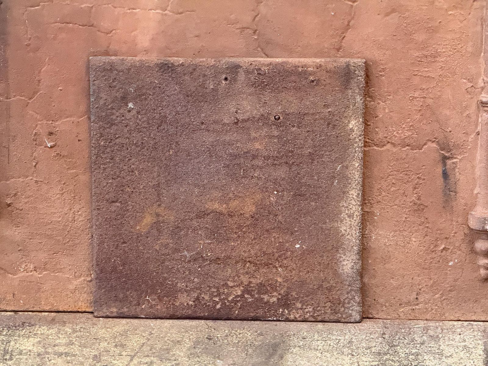photo vinterior French 'Allegory Of Love' Fireback / Backsplash, 19th Century