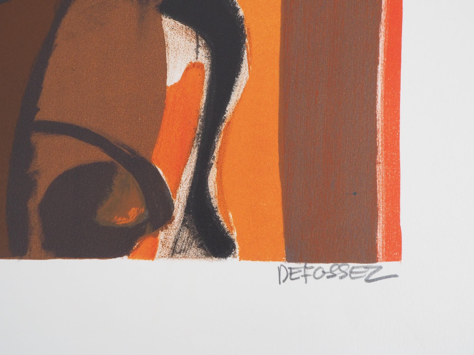 Alfred Defossezmodel : Sweet Day At Home   Original Lithograph Handsigned And N° (Mourlot)1972 photo furniture