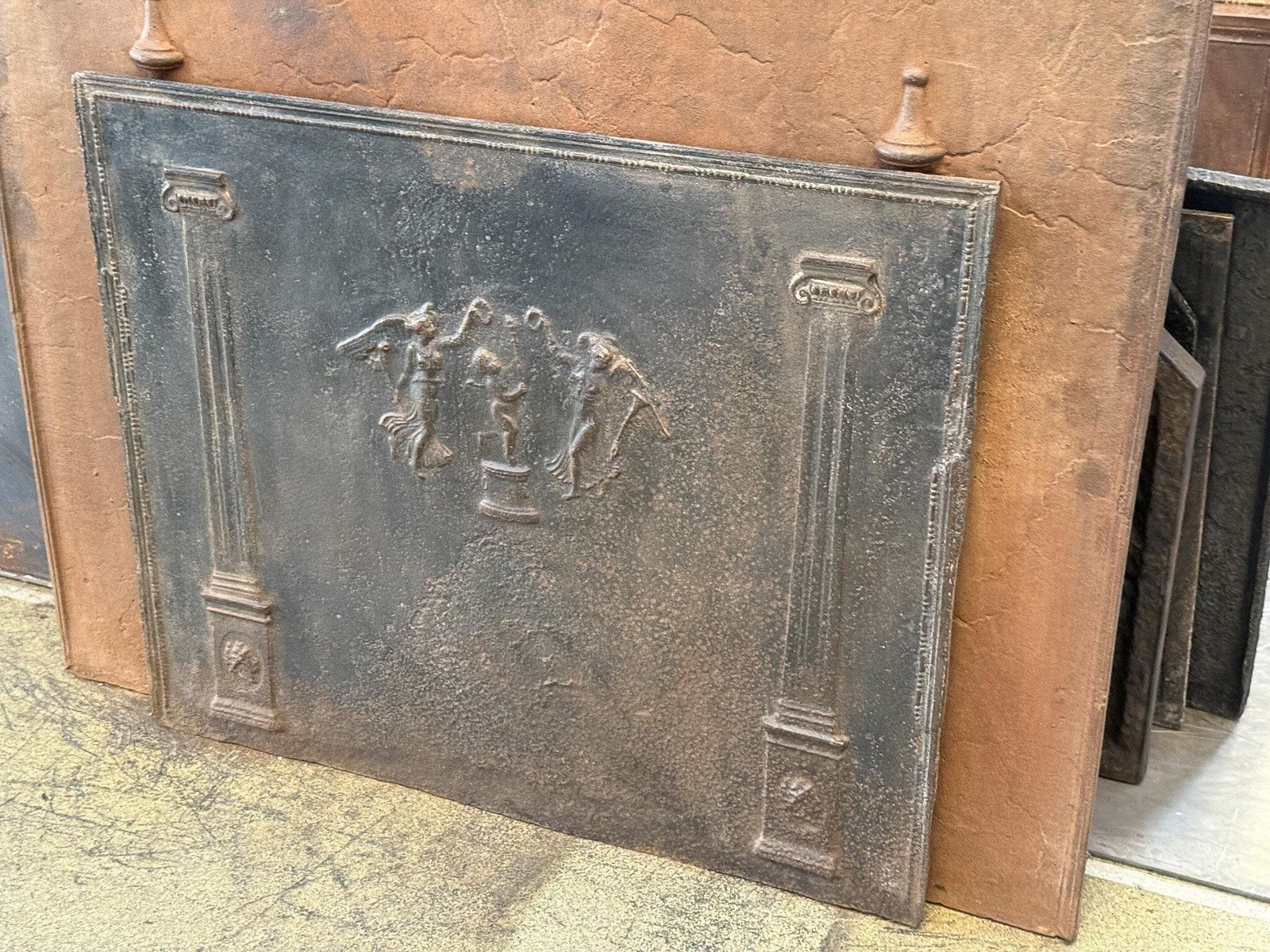 French 'Neoclassical' Fireback / Backsplash, Early 19th Century photo for sale