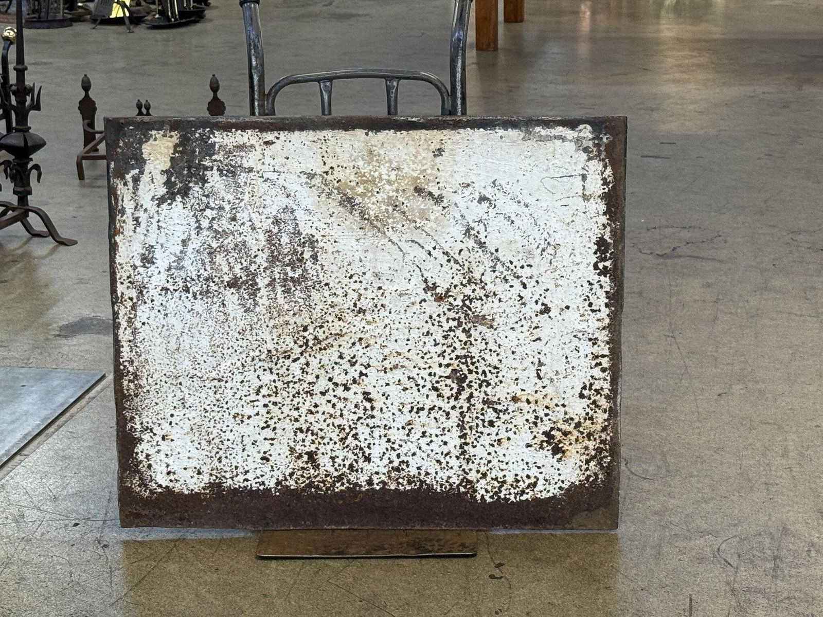 photo vinterior French 'Neoclassical' Fireback / Backsplash, Early 19th Century