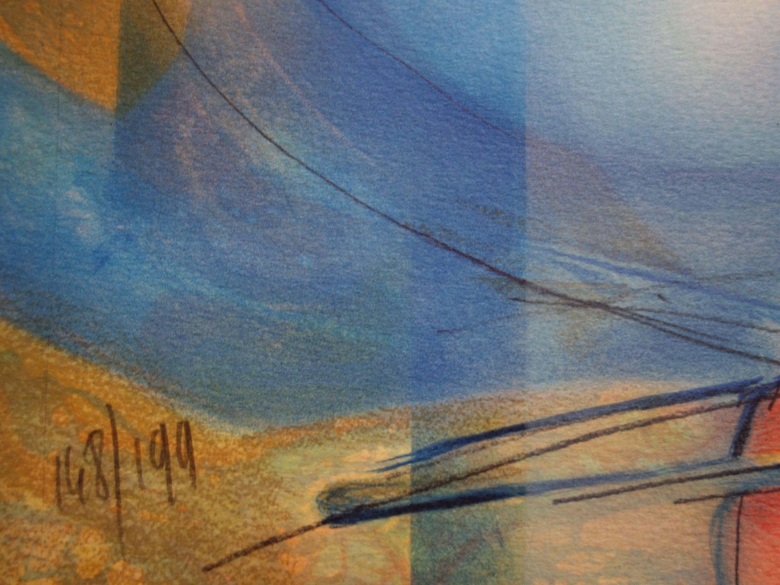Jean Baptiste Valadieblue Wind : Mother & Child   Original Handsigned Lithograph   199ex photo vinterior