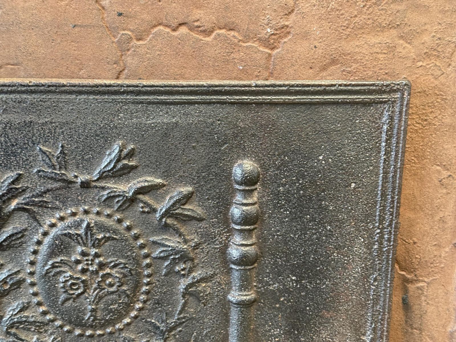 Antique French Neoclassical Fireback / Backsplash, Early 19th Century photo buy