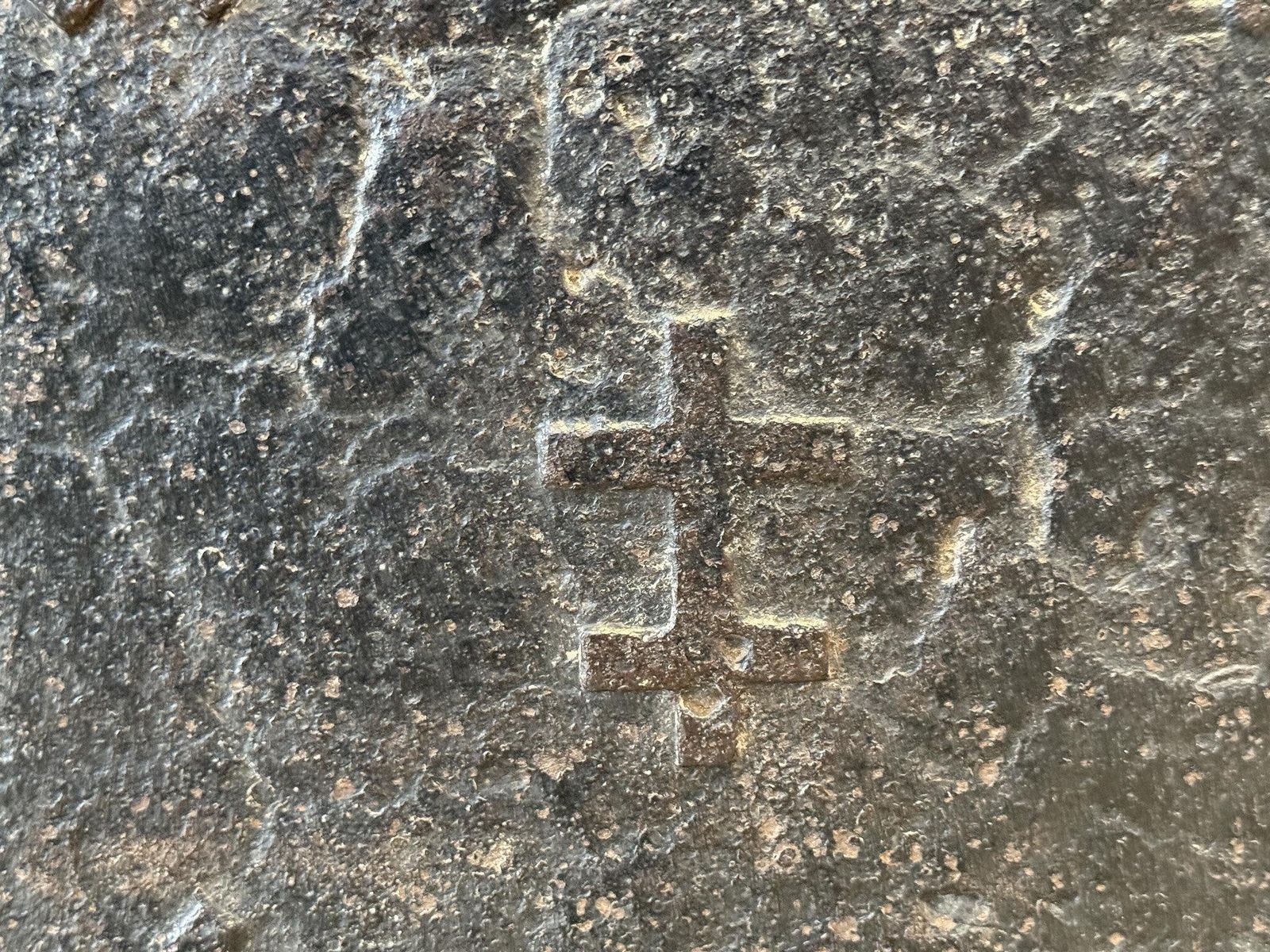 photo for sale 18th Century 'Cross Of Loraine' Fireback / Backsplash, France, Louis XIV Period