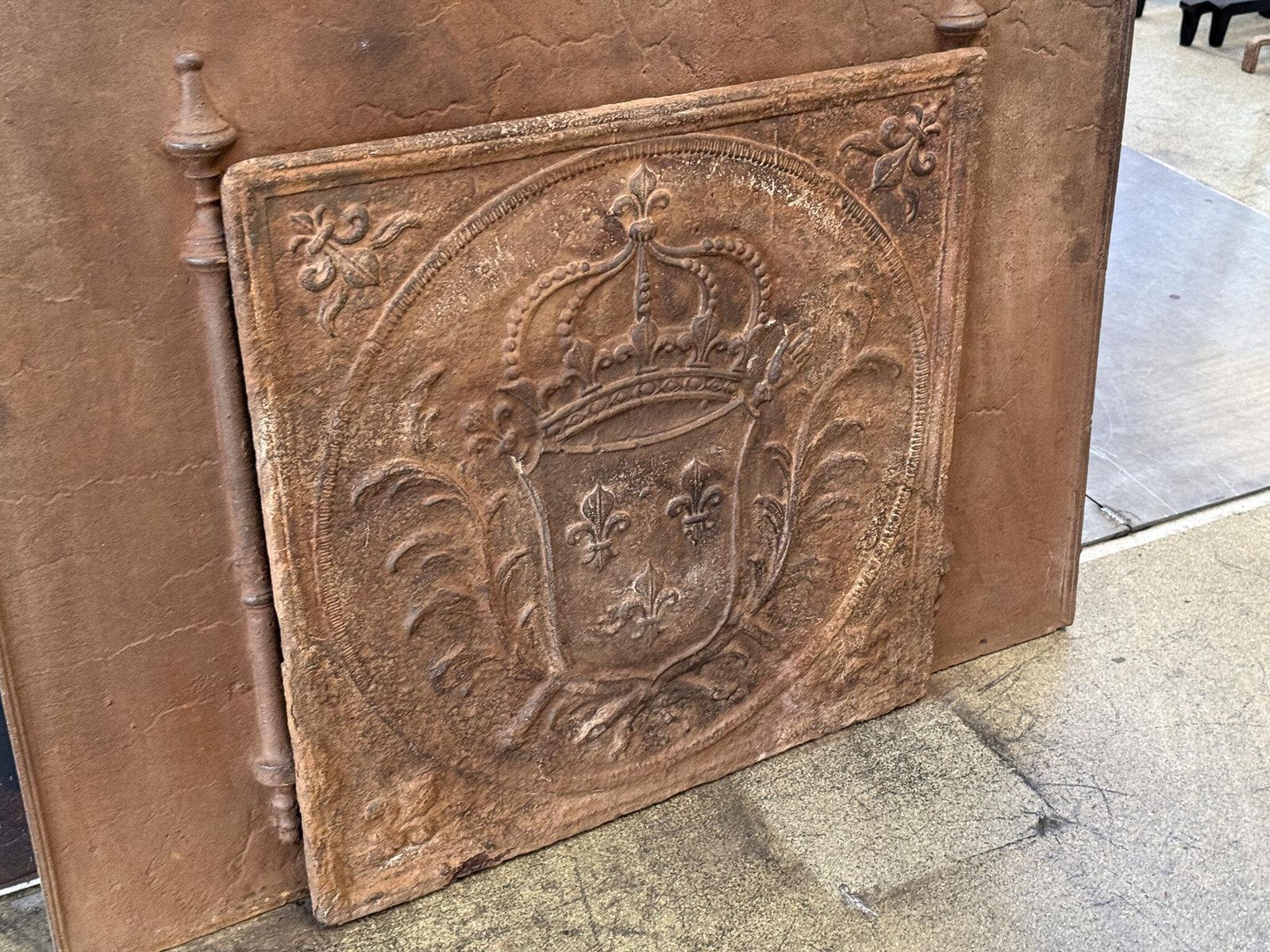 18th Century French Louis XV 'Arms Of France' Fireback / Backsplash photo buy