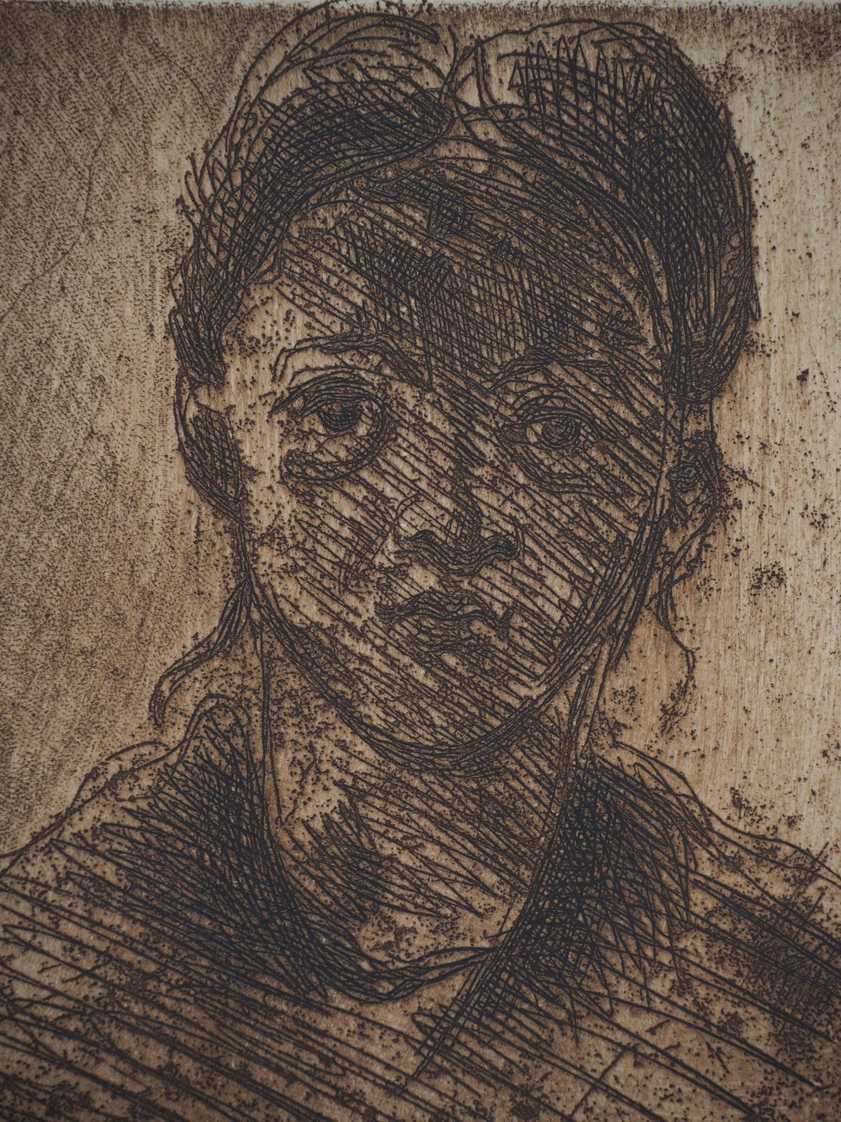 Paul Cézanneyoung Girl   Original Etching, Signed (Venturi #1160)1873 photo Art