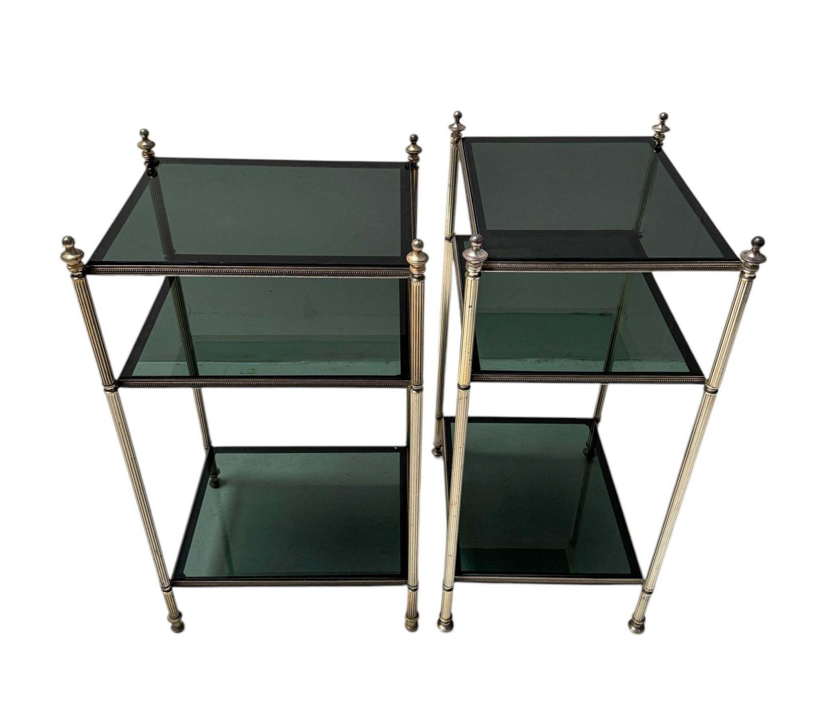 Hollywood Regency Pair Of Side Tables By Maison Jansen, 1940s photo 1991.0