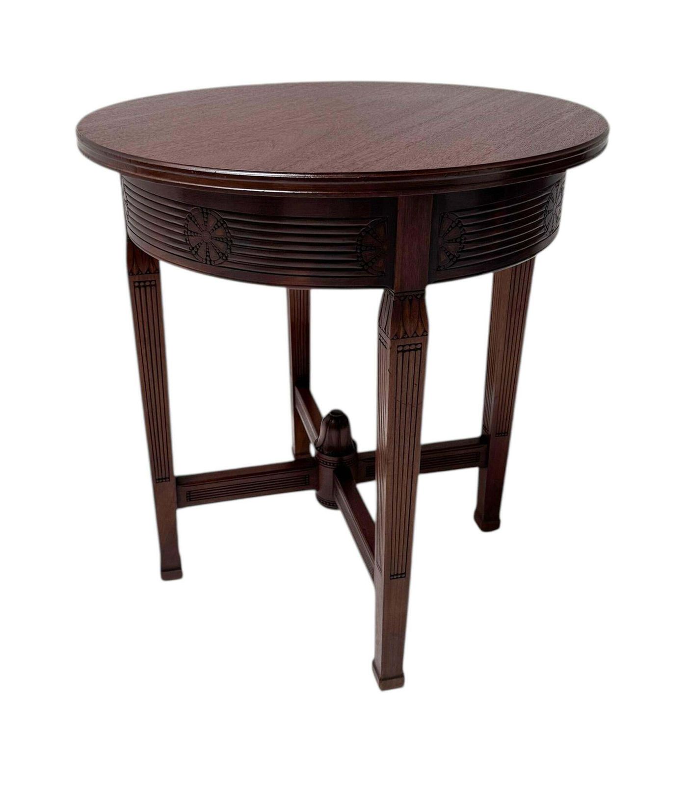 Arts & Crafts Side Table By Johann Georg Van Caspel For H.F. Jansen & Zonen photo for sale