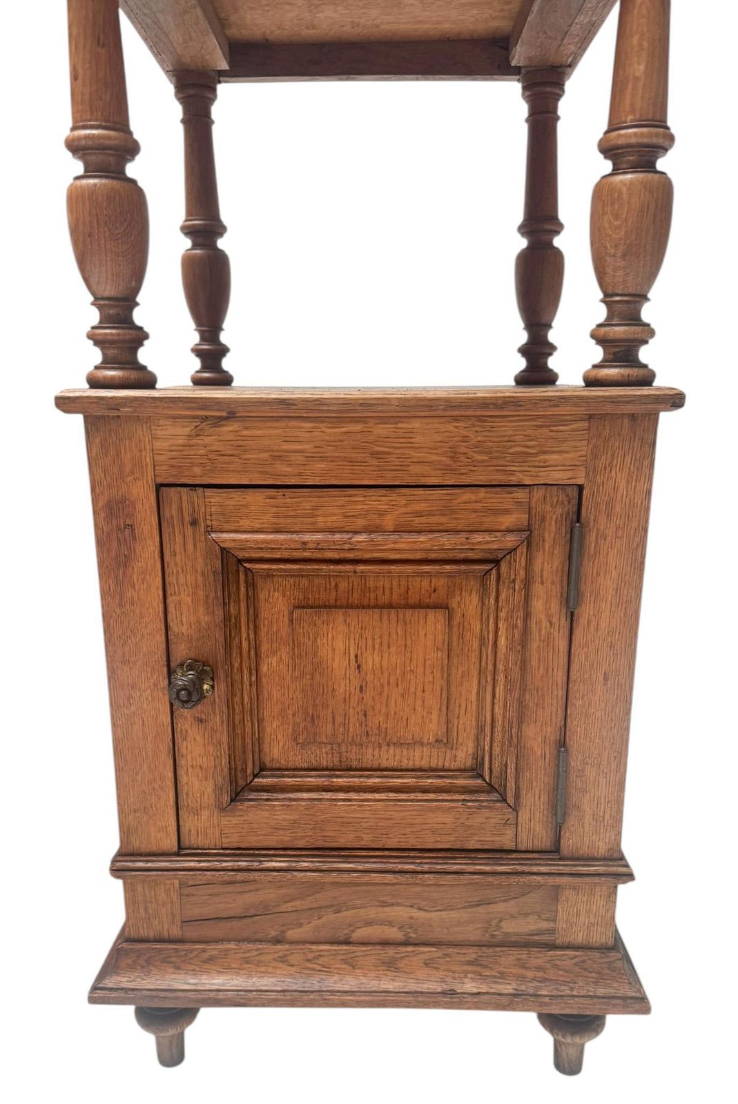 photo buy Two Art Nouveau Nightstands Or Bedside Tables With Marble Tops, 1900s